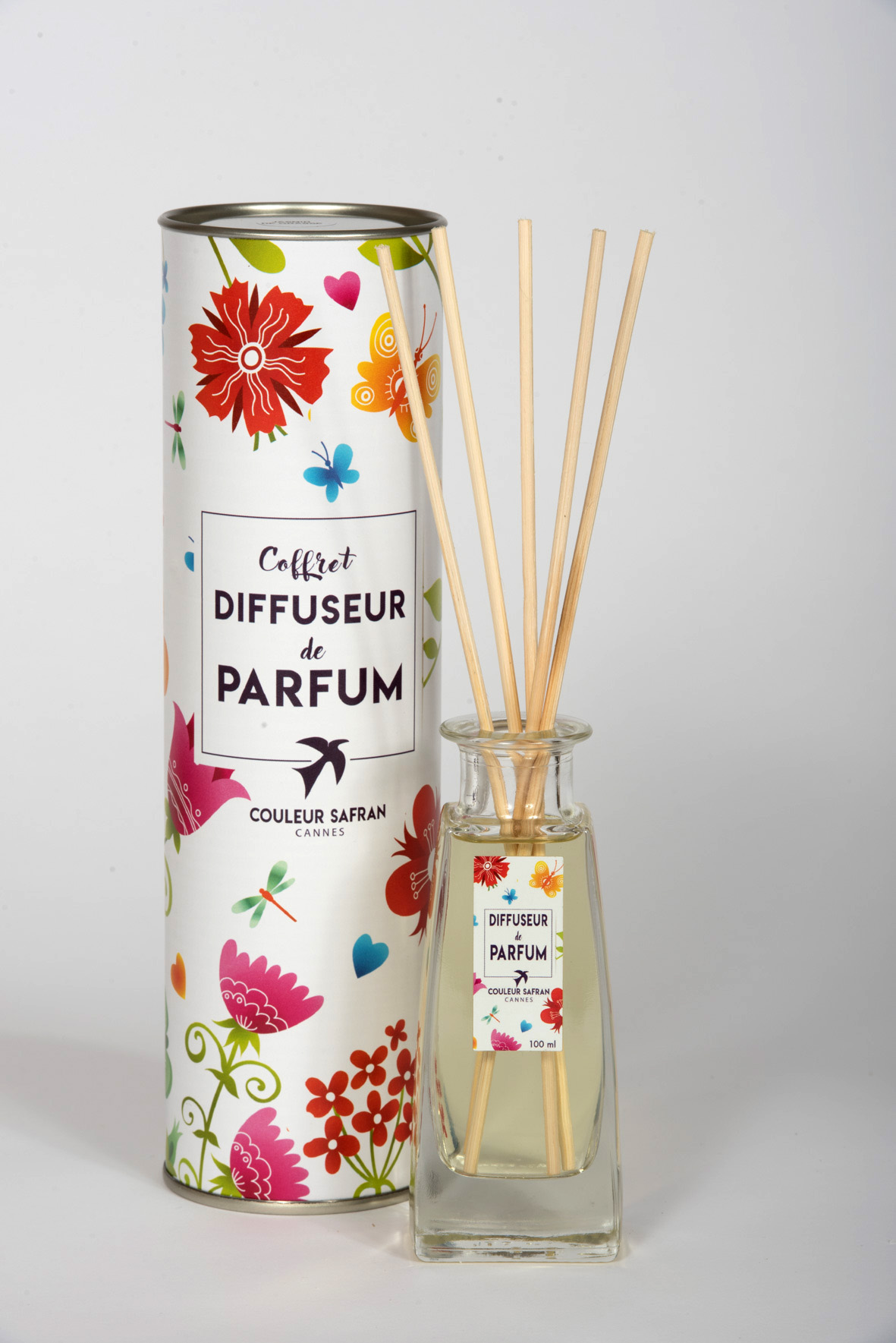 coffret diffuseur de parfum fleur de coton - 100% made in france
